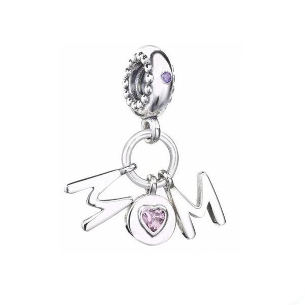 MOM Dangle Charm Mom, Dangle, Silver 925