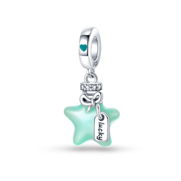 Glow in the Dark Lucky Star Charm Glow in the Dark Lucky Star Charm