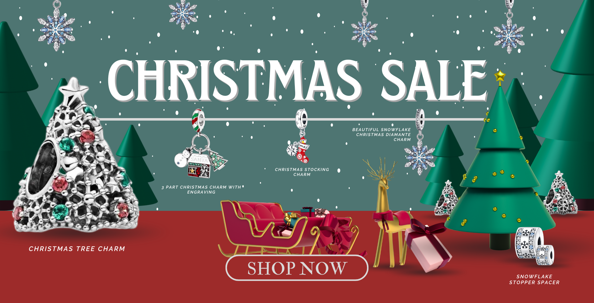 
Christmas Sale - Charmful Website Banner