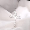 N-7008 (3) Amazing Grace Cross Sterling Silver 925 Necklace