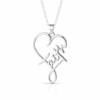 Heart of Faith Sterling Silver 925 Necklace