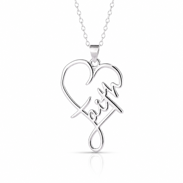 Heart of Faith Sterling Silver 925 Necklace