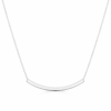 Minimal Arc Sterling Silver 925 Necklace