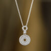 Radiant Circles Sterling Silver 925 Necklace